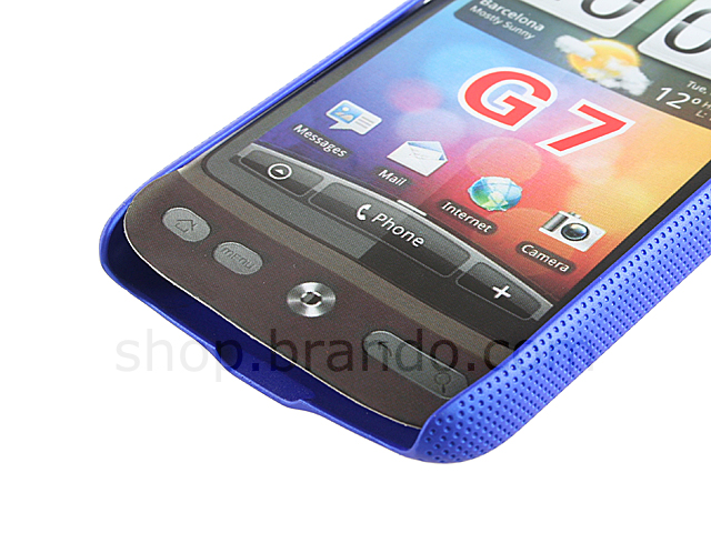 HTC Desire Metallic-Like Plastic Back Case