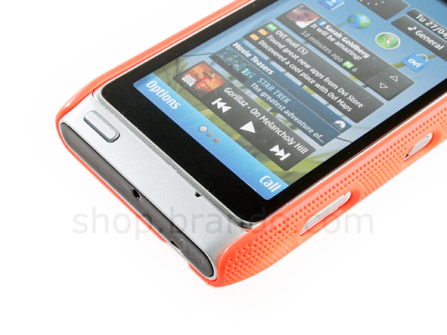 Nokia N8 Metallic-Like Plastic Back Case