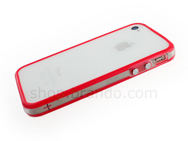 iPhone 4/4S Sandwich Colors Rubber Bumper
