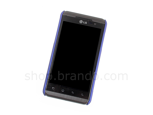 LG Optimus 3D P920 Rubberized Back Hard Case