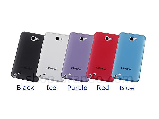 Matted Color Samsung Galaxy Note Soft Back Case