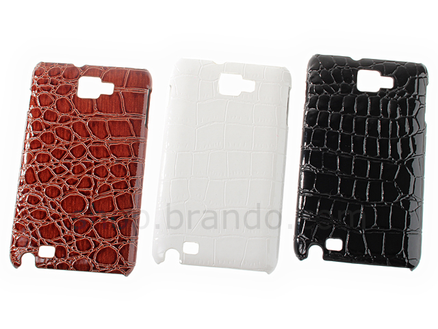 Samsung Galaxy Note Crocodile Leather Back Case