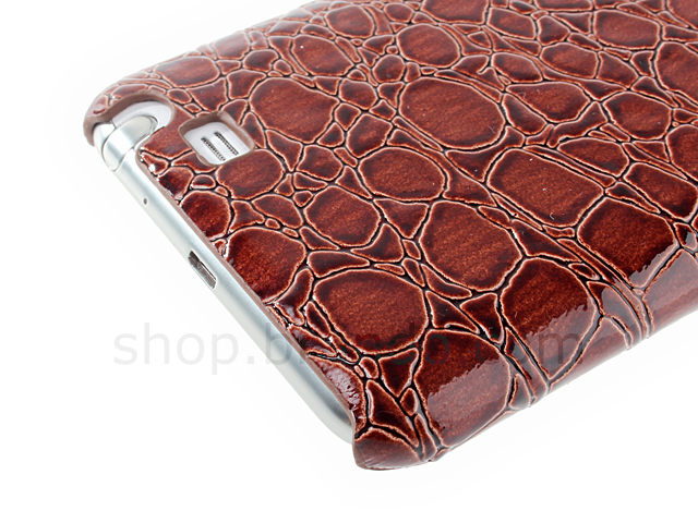 Samsung Galaxy Note Crocodile Leather Back Case