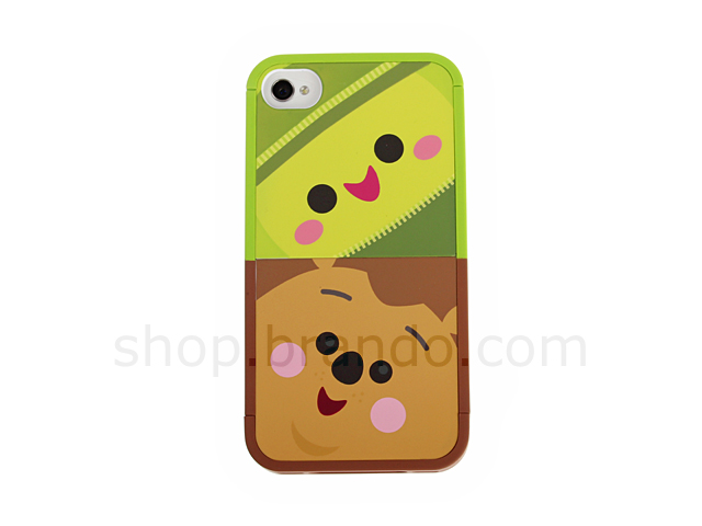 iPhone 4S Cartoon Toy Story - Pricklepants and Peas-in-apod Twin-piece Phone Case (Limited Edition)