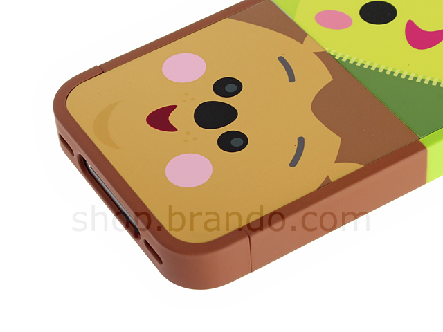 iPhone 4S Cartoon Toy Story - Pricklepants and Peas-in-apod Twin-piece Phone Case (Limited Edition)