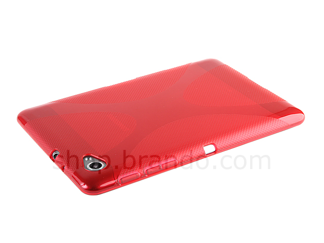 Samsung GT-P6810 Galaxy Tab 7.7 X-Shaped Plastic Back Case