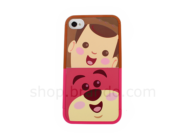 iPhone 4S Cartoon Toy Story - WOODY and LOTSO Twin-piece Phone Case (Limited Edition)