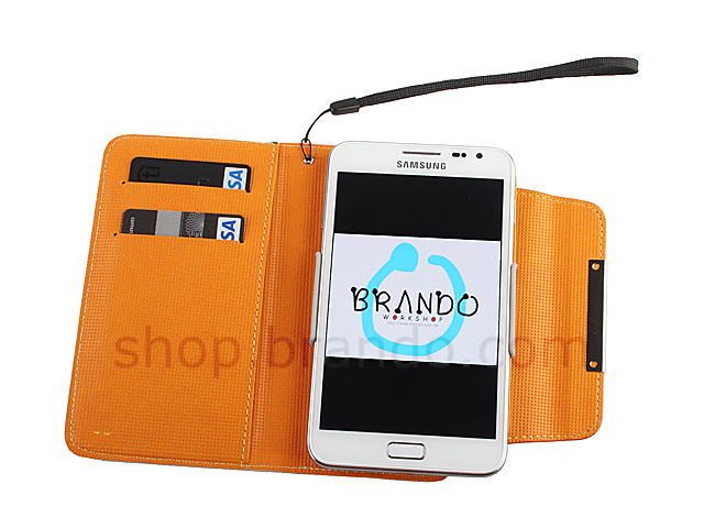 Samsung Galaxy Note Artifical Leather Book Type Case