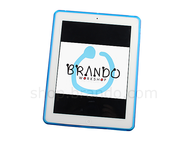 The new iPad (2012) Circles Waves Soft Plastic Case