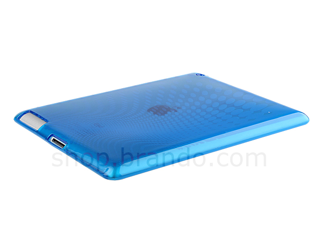 The new iPad (2012) Circles Waves Soft Plastic Case