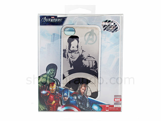 iPhone 4/4S MARVEL The Avengers - America Captain METALLIC Phone Case (Limited Edition)