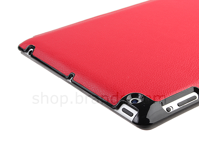 The new iPad (2012) Ultra-thin Leather Case with Stand