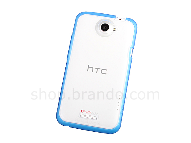 HTC One X Crystal Case with Rubber Lining