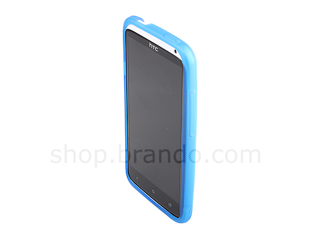 HTC One X Crystal Case with Rubber Lining