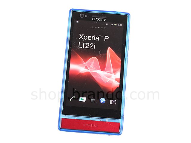 Sony Xperia P LT22i Wave Plastic Back Case