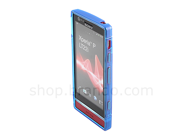 Sony Xperia P LT22i Wave Plastic Back Case