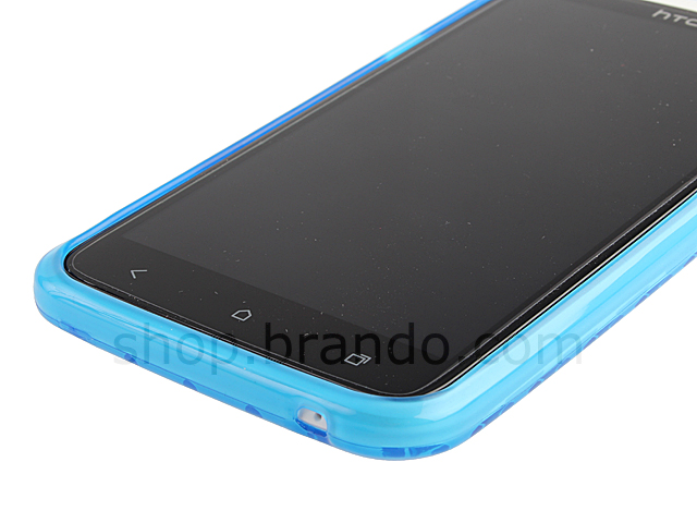 HTC One X Diamond Patterned Soft Plastic Case