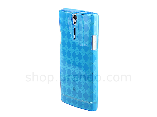Sony Xperia S Diamond Patterned Soft Plastic Case