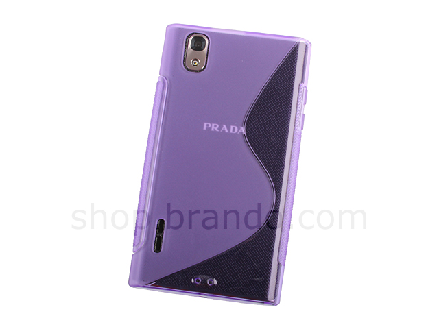 LG Prada 3.0 P940 Wave Plastic Back Case
