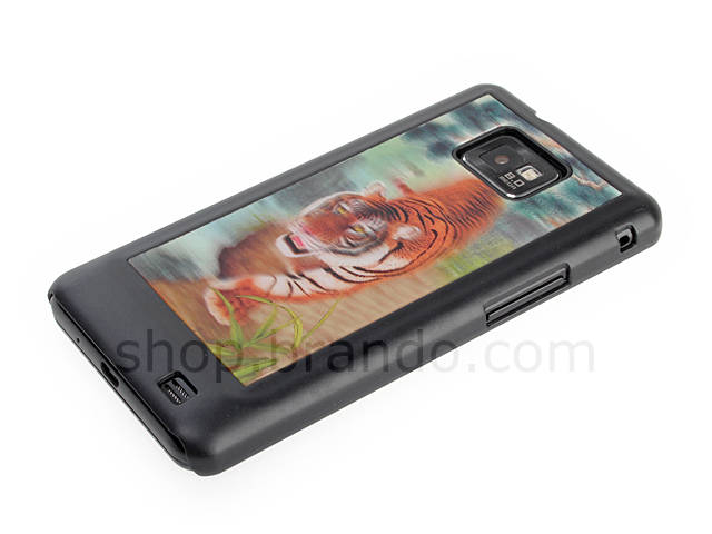 Samsung Galaxy S II 3D Motion Back Case - Tiger