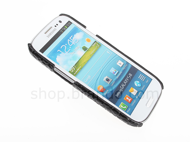 Samsung Galaxy S III I9300 Crocodile Leather Back Case