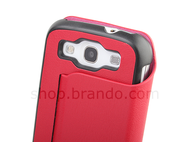 Samsung Galaxy S III I9300 Ultra-thin Leather Case with Stand