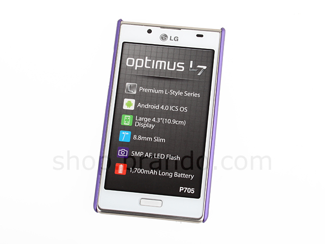 LG Optimus L7 P700/P705 Rubberized Back Hard Case