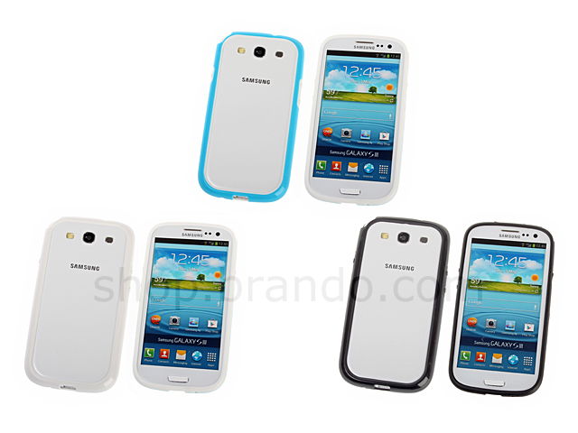 Samsung Galaxy S III I9300 Dual Color Rubber Bumper