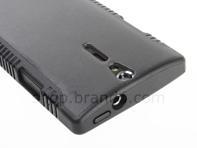 Sony Xperia S See Through Case with Rubber Lining