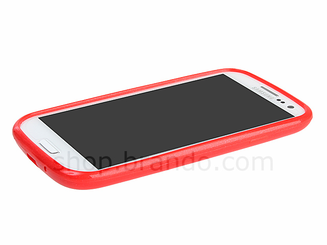 Samsung Galaxy S III I9300 Shiny Dust Coating Silicone Case