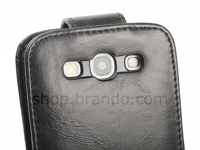 Samsung Galaxy S III I9300 Fashionable Flip Top Leather Case