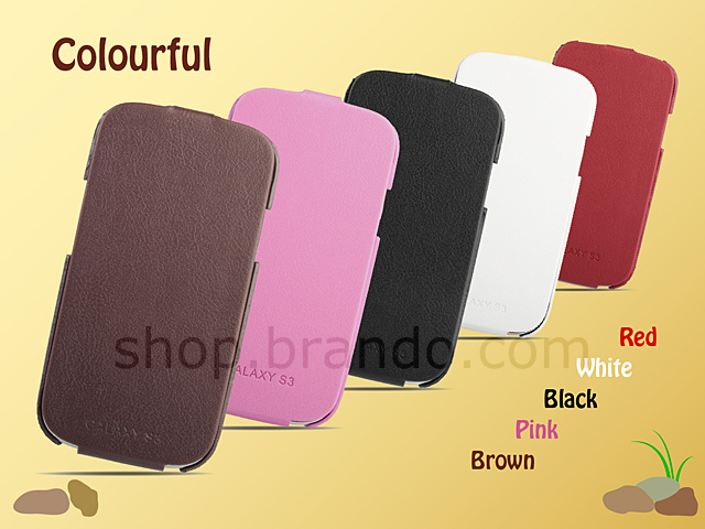 Artificial Leather Case For Samsung Galaxy S III I9300 (Flip Top)