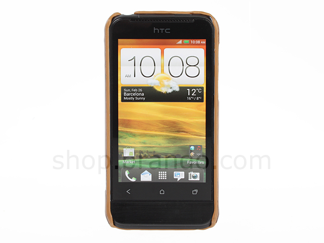 HTC One V Woody Patterned Back Case