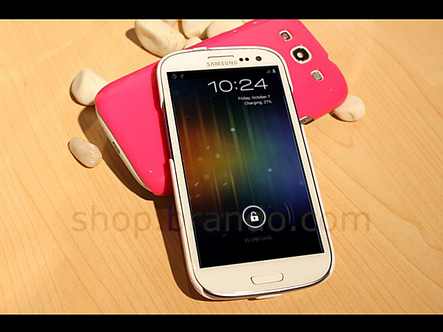 Samsung Galaxy S III i9300 NUDE Back Case with Jack and Connector Dust Protector