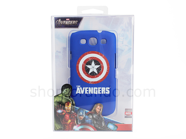 Samsung Galaxy S III I9300 MARVEL The Avengers - Captain America Logo Phone Case (Limited Edition)