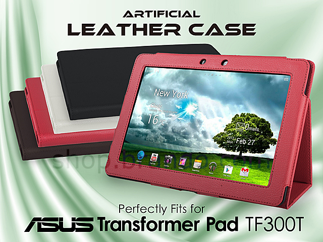 Artificial leather case for Asus Transformer Pad TF300T (Side Open)