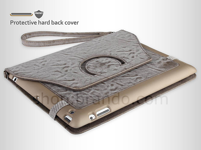 Wrinkled Leather Case for The new iPad (2012)