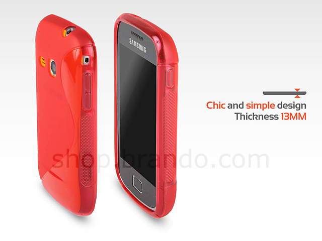 Samsung Galaxy mini 2 GT-S6500D Wave Plastic Back Case