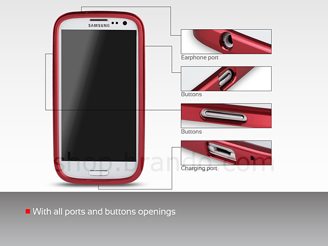 Samsung Galaxy S III I9300 Metallic Bumper