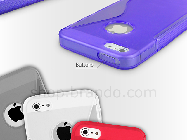 iPhone 5 / 5s / SE Wave Plastic Back Case