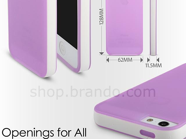 iPhone 5 / 5s / SE Dual Color Soft Plastic Case