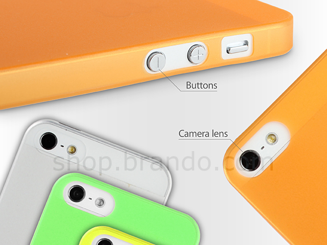 Matted Color iPhone 5 / 5s / SE Soft Back Case