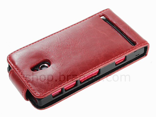 Sony Xperia P LT22i Fashionable Flip Top Leather Case