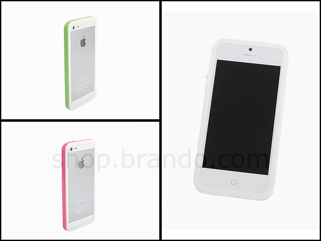 iPhone 5 / 5s / SE Sandwich Colors Rubber Bumper