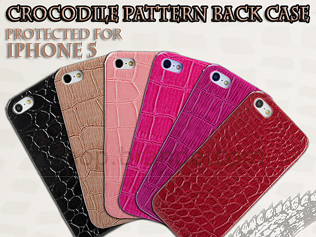 iPhone 5 / 5s / SE Crocodile Pattern Back Case