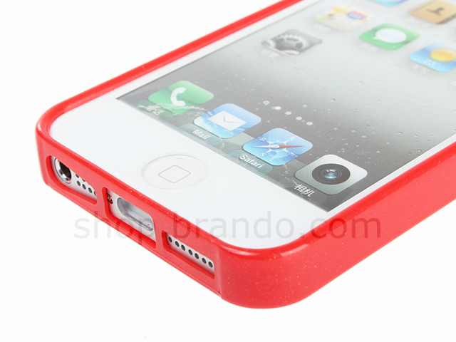 iPhone 5 / 5s / SE Shiny Dust Coating Silicone Case