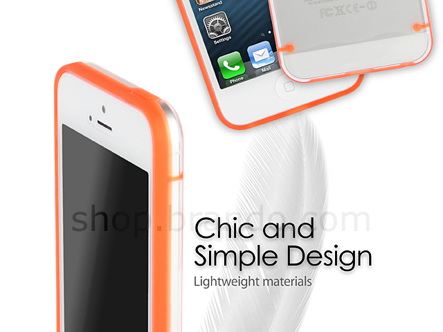 iPhone 5 / 5s / SE Crystal Case with Rubber Lining