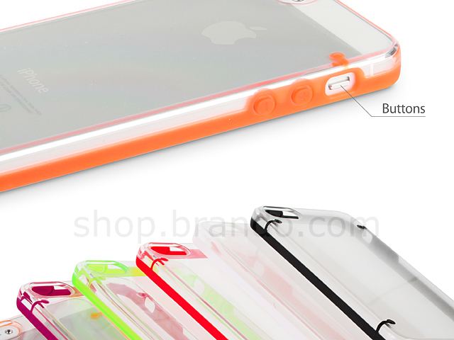iPhone 5 / 5s / SE Crystal Case with Rubber Lining