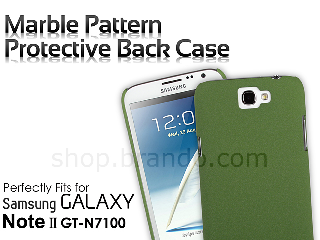 Samsung Galaxy Note II GT-N7100 Marble Pattern Protective Back Case