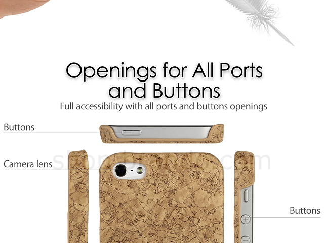 iPhone 5 / 5s / SE Pine Coated Plastic Case